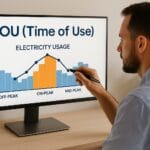 Time-of-Use optimization in Sacramento — solar + battery shifting usage away from 4–9 PM PG&E/SMUD peaks
