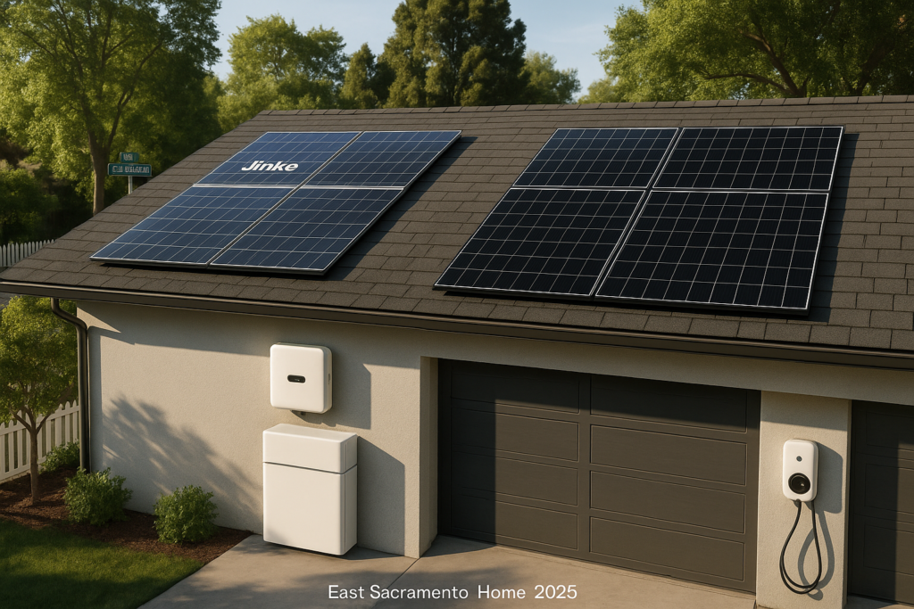 Maximize Solar Savings: Jinko vs. LONGi in Sacramento 2025