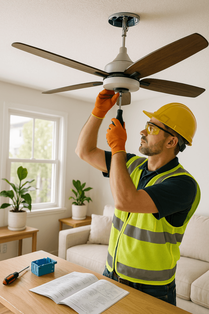 Ceiling Fan Installation Tips for Sacramento Homes